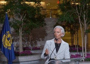 Christine Lagarde has announced the IMF is to give Ukraine a $17bn bailout package, contingent on the country's ability to maintain strict economic reforms for the next two years